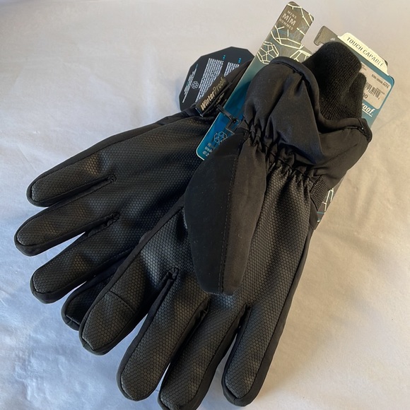 Aqua proof gloves winter proof black and gray size medium touchscreen capable - Picture 2 of 8